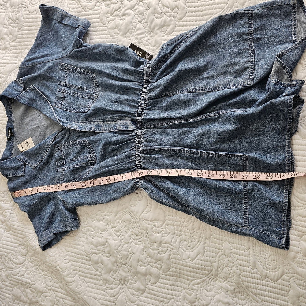 Express Denim Romper - Picture 13 of 14